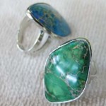 Imperial Jasper cabochon ring